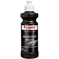SONAX 02761410 Profiline HeadlightPolish Pasta de lijado para la renovación de faros de plástico (250 ml)
